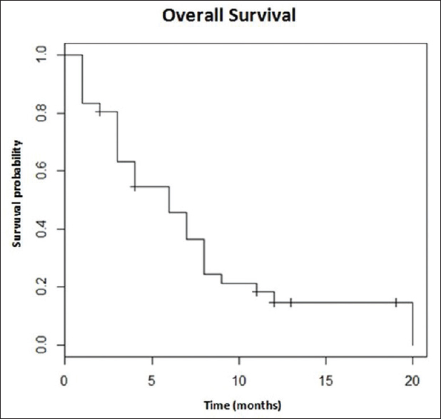 Median overall survival time